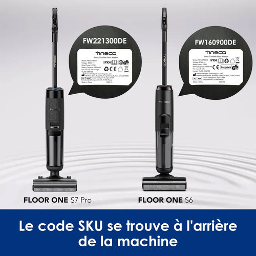 Ensemble d'accessoires pour aspirateurs secs et humides Tineco Floor One S6/S7 PRO (1* rouleau de brosse)