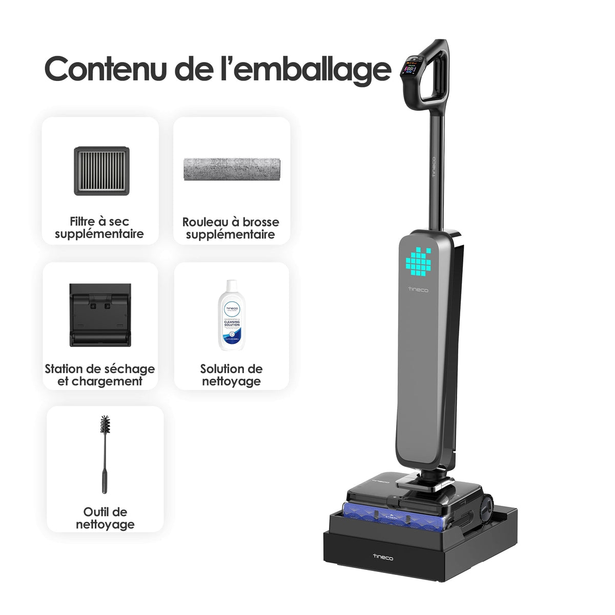 Tineco Floor One S9 Scientist Aspirateur Laveur